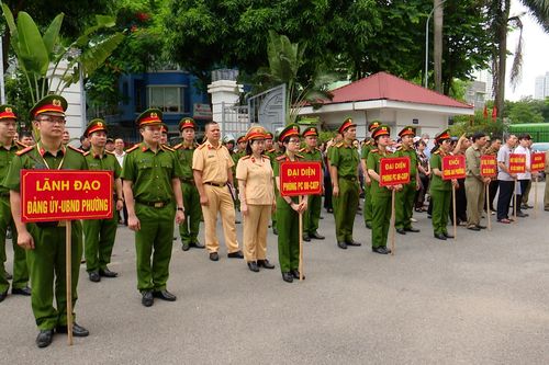Phường Kiến Hưng ra quân đảm bảo trật tự đô thị