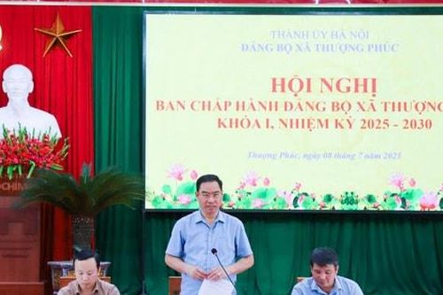 Đảng ủy xã Thượng Phúc tổ chức hội nghị Ban Chấp hành Đảng bộ xã mở rộng