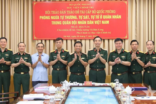 Hội thảo khoa học 'Phòng ngừa tự thương, tự sát, tự tử ở quân nhân trong Quân đội nhân dân Việt Nam'