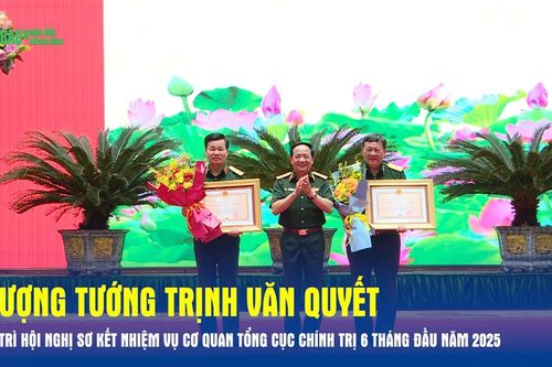 Thượng tướng Trịnh Văn Quyết chủ trì Hội nghị Sơ kết nhiệm vụ Cơ quan Tổng cục Chính trị 6 tháng đầu năm 2025