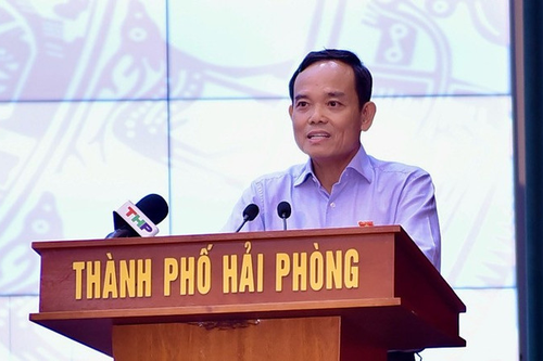 Trưởng ban Chính sách, chiến lược Trung ương Trần Lưu Quang tiếp xúc cử tri TP Hải Phòng