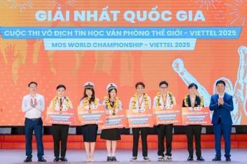 Vinh danh 6 Quán quân quốc gia cuộc thi Vô địch Tin học Văn phòng Thế giới – Viettel 2025
