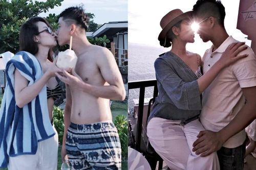 Phan Văn Đức 'khóa môi' bà xã hot girl khiến fan 'bỏng mắt'