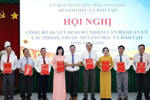 Ngành Giáo dục tỉnh An Giang kiện toàn công tác cán bộ