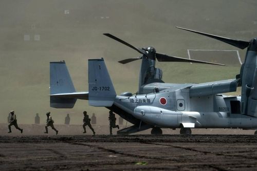 Nhật Bản chuyển 420 binh sĩ ra căn cứ Osprey mới để bảo vệ vùng đảo