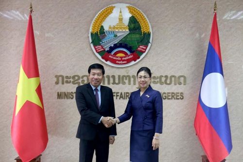 Thứ trưởng Nguyễn Mạnh Cường thăm Lào và đồng chủ trì Tham khảo chính trị lần thứ 10