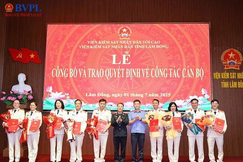 VKSND tỉnh Lâm Đồng bổ nhiệm lãnh đạo quản lý cấp phòng