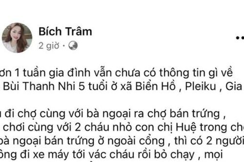 Công an Gia Lai vào cuộc vụ tung tin giả bé gái bị bắt cóc để kêu gọi quyên góp