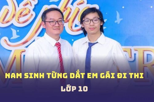 Nam sinh đưa em đi thi lớp 10 rồi nhờ tình nguyện viên trông hộ: Đã đậu trường top Hà Nội