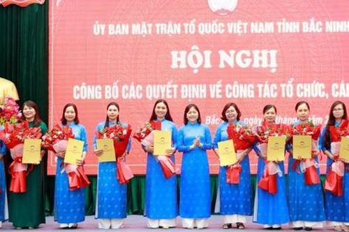 Thành lập Ban Công tác phụ nữ thuộc Cơ quan Mặt trận Tổ quốc Việt Nam tỉnh Bắc Ninh
