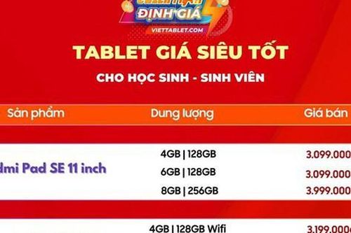Redmi Pad 2, Galaxy Tab S9, iPad Gen 11 đang có giá siêu tốt dịp năm học mới