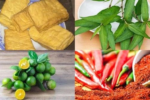 Đậu phụ hấp rau răm