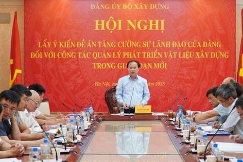 Tăng cường sự lãnh đạo của Đảng, định hướng phát triển bền vững ngành vật liệu xây dựng