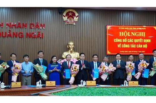 Quảng Ngãi bổ nhiệm nhiều lãnh đạo Ban Quản lý Khu kinh tế Dung Quất