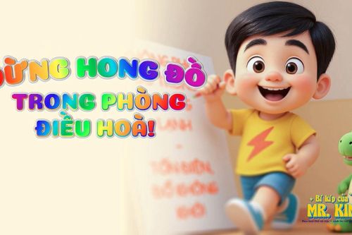 Đừng hong đồ trong phòng điều hòa