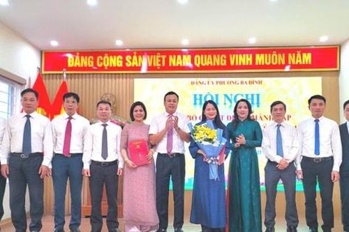 Đảng ủy phường Ba Đình thành lập 4 đảng bộ, chi bộ trực thuộc