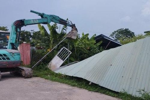Sóc Sơn cưỡng chế các trường hợp xây dựng trên đất nông nghiệp