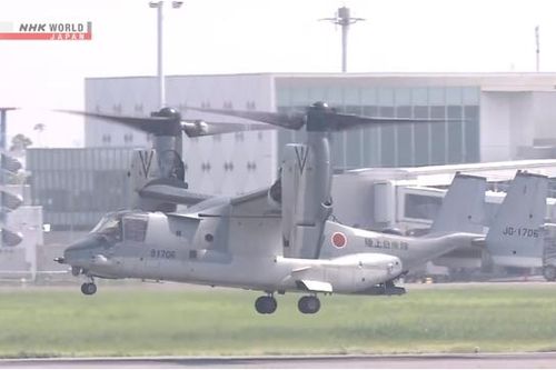 Nhật Bản triển khai vận tải cơ Osprey tới Saga, tăng cường phòng thủ khu vực Tây Nam