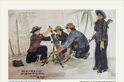 Triển lãm ký họa chủ đề 'Ký ức chiến trường Khu V'