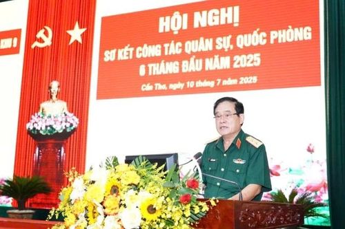 Quân khu 9 sơ kết công tác quân sự, quốc phòng
