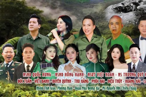 'Lũy đá bất tử' – Đêm nhạc tri ân các anh hùng liệt sĩ tại Nhà hát Lớn Hà Nội