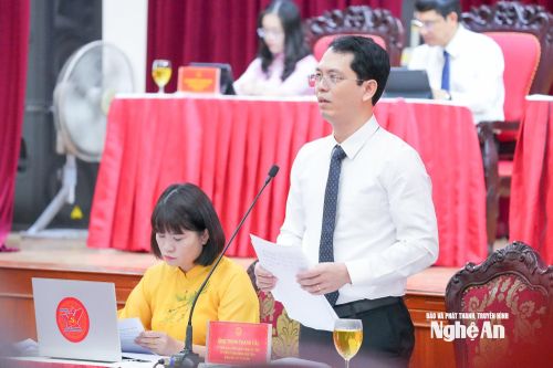 HĐND tỉnh Nghệ An chất vấn trách nhiệm cải thiện môi trường đầu tư, nâng thứ hạng PCI
