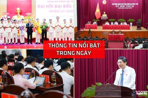 Nghệ An: Thông tin nổi bật ngày 10/7