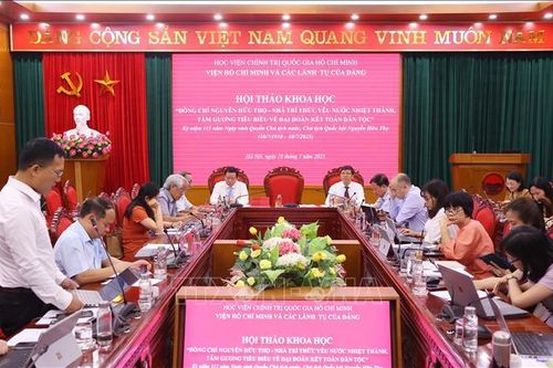 Đồng chí Nguyễn Hữu Thọ - Nhà trí thức yêu nước nhiệt thành, tấm gương tiêu biểu về đại đoàn kết dân tộc