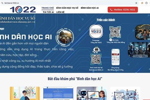 Phục vụ người dân: Thành phố miền Trung sử dụng AI, trợ lý số, nâng cấp tốc độ đường truyền