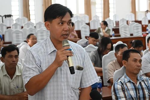 Đại biểu Quốc hội tỉnh An Giang tiếp xúc cử tri xã Giang Thành