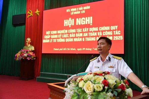 Lữ đoàn 125 triển khai thực hiện tốt công tác xây dựng chính quy, quản lý kỷ luật, bảo đảm an toàn
