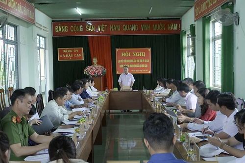 Phó Bí thư Tỉnh ủy Châu Ngọc Tuấn: Cần chuẩn bị tốt công tác nhân sự cho Đại hội đại biểu Đảng bộ xã Bàu Cạn