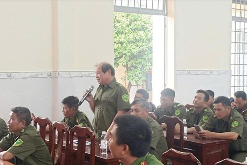 Tân Hội gặp mặt, giao nhiệm vụ cho lực lượng Tổ bảo vệ an ninh trật tự ở cơ sở