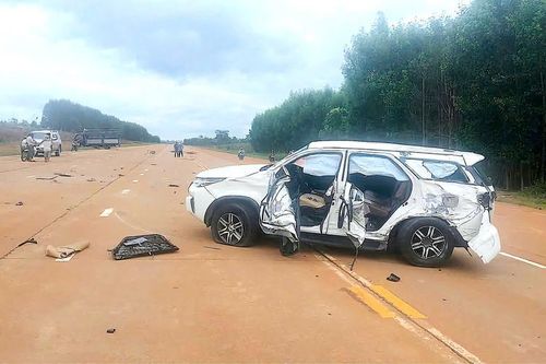 Một người tử vong, ba người bị thương sau tai nạn ô tô ở Gia Lai