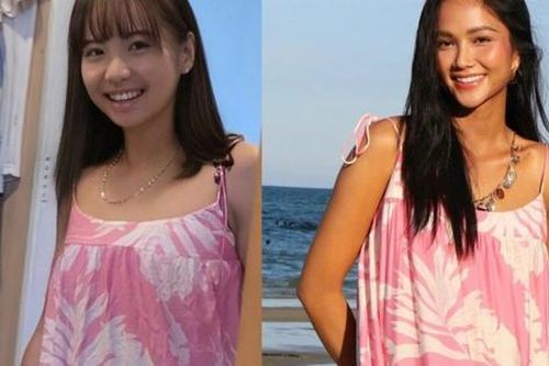 Chồng H'Hen Niê gây sốt vì đội tóc giả, mặc váy bầu của vợ