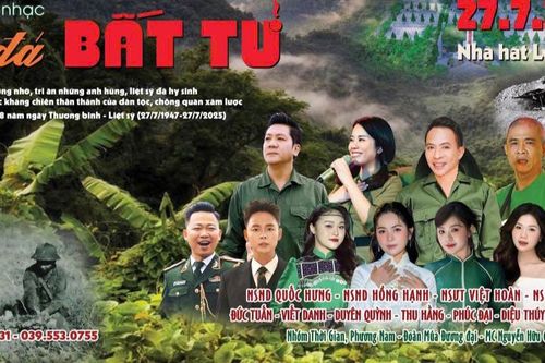 Dàn nghệ sĩ nhiều thế hệ hội ngộ trong đêm nghệ thuật 'Lũy đá bất tử'