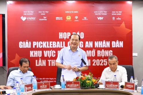 Hấp dẫn giải Pickleball Công an nhân dân mở rộng lần I năm 2025