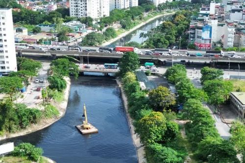 Diện mạo 'mỗi ngày thêm xanh, sạch, đẹp' của sông Tô Lịch
