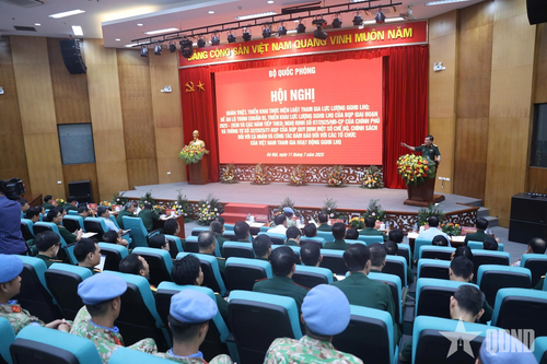 Nhiều chế độ ưu đãi, vượt trội phù hợp với yêu cầu nhiệm vụ gìn giữ hòa bình LHQ trong tình hình mới