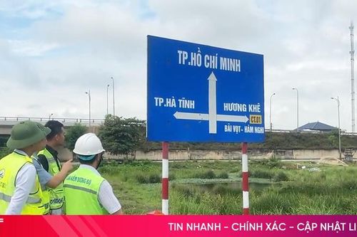 Hà Tĩnh điều chỉnh biển báo giao thông theo đơn vị hành chính mới