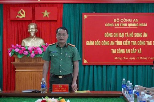 Giám đốc Công an tỉnh Quảng Ngãi: Giải quyết nhanh chóng yêu cầu, nguyện vọng chính đáng của người dân