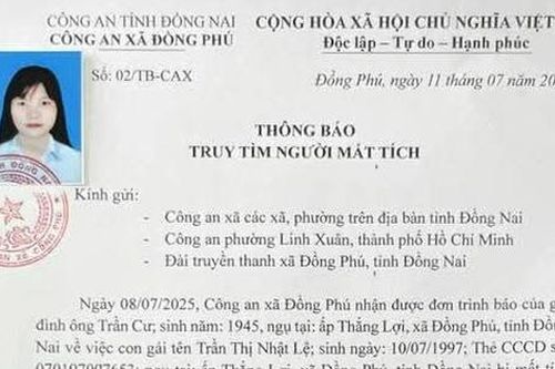 Công an truy tìm 2 cô gái trẻ mất tích ở Đồng Nai