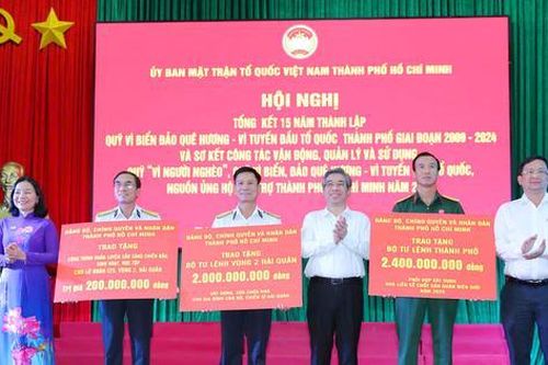 15 năm Quỹ 'Vì biển đảo quê hương - Vì tuyến đầu Tổ quốc': Vận động được hơn 552 tỷ đồng