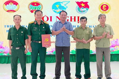 Xã Tiên Hải công bố quyết định nhân sự các tổ chức chính trị - xã hội