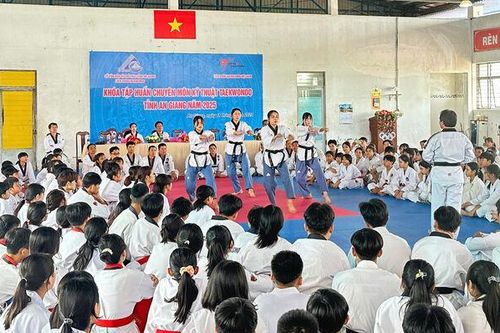 Tập huấn chuyên môn kỹ thuật Taekwondo tỉnh An Giang năm 2025