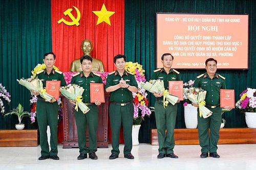 Thành lập nhiều đảng bộ trực thuộc Đảng bộ Quân sự tỉnh