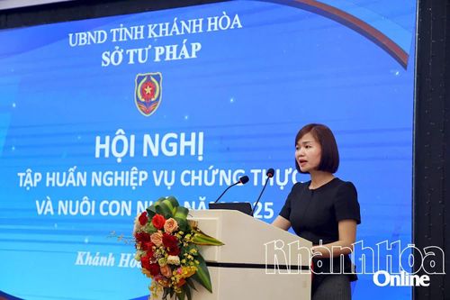 Sở Tư pháp tập huấn nghiệp vụ chứng thực, nuôi con nuôi cho cán bộ, công chức cấp xã