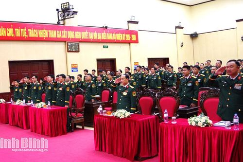 Ban Chỉ huy Phòng thủ khu vực 1 - Phù Vân hoàn thành đại hội cấp chi bộ