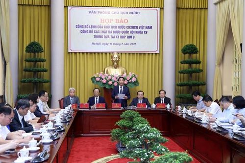 Công bố Lệnh của Chủ tịch nước về 9 luật vừa được Quốc hội thông qua