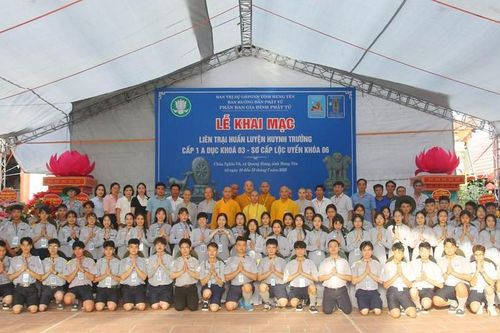 Hưng Yên: Khai mạc Liên trại huấn luyện huynh trưởng Lộc Uyển, A Dục